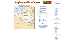 Desktop Screenshot of belgique.quelleroute.com